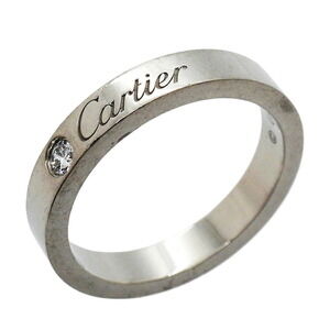 CARTIER Silver Diamond Ring